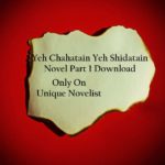 Yeh Chahatain Yeh Shidatain Part 1 Novel PDF Download